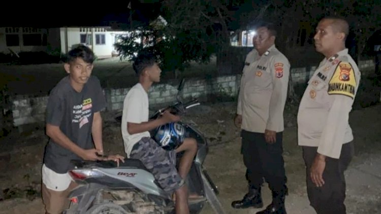 Patroli Malam Polsek Rote Tengah, Langkah Efektif Tekan Potensi Tindak Pidana