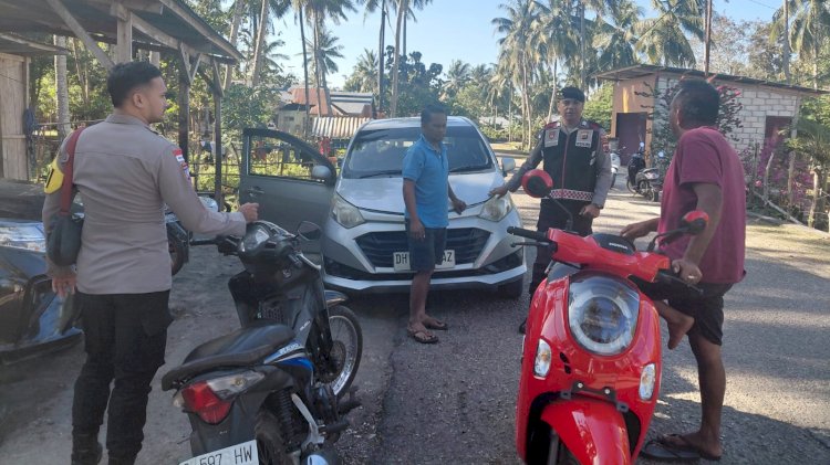 Polsek Rote Selatan Terus Hadir Ditengah Masyarakat  Wujudkan Rasa Aman