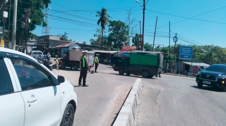Satlantas Polres Rote Ndao Gelar Patroli di Daerah Rawan Kecelakaan, Wujudkan Kamseltibcarlantas