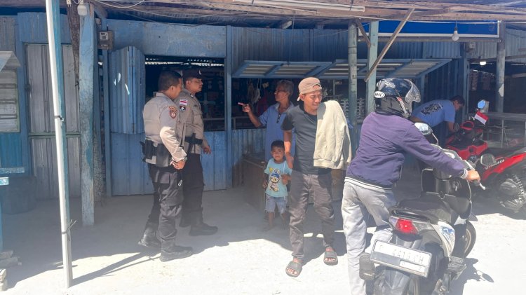 Melalui Patroli Dialogis, Polsek Rote Barat Laut Ajak Masyarakat Jaga Kamtibmas