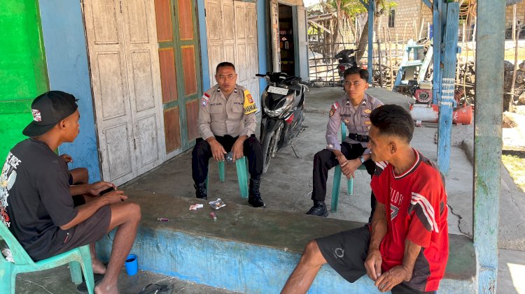 Patroli Dialogis Polsek Rote Barat Daya, Hadirkan Keamanan Bagi Masyarakat