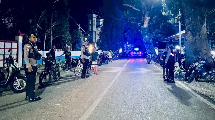 Patroli Preventif Satuan Samapta Polres Rote Ndao, Antisipasi Begal dan Wujudkan Rasa Aman Bagi Masyarakat