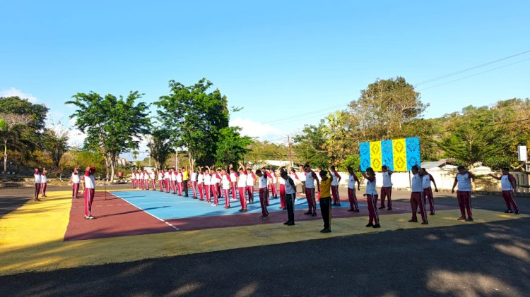 Melalui Olahraga Bersama, Polres Rote Ndao Jalin Kebersamaan Antar Personel