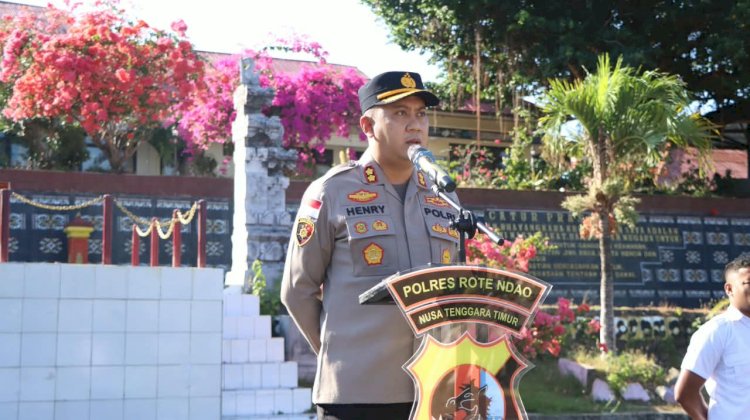 Apel Pagi Jam Pimpinan, Kapolres : Ingat, Disiplin Adalah Wajib