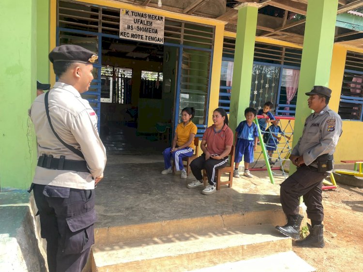 Patroli Dialogis, Polsek Rote Tengah Dekatkan Diri dengan Warga