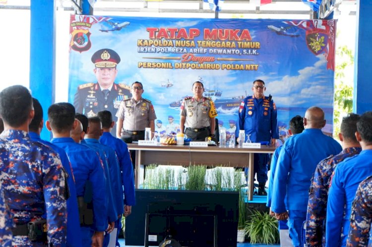Kapolda NTT Irjen Pol. Reza Arief Dewanto Tekankan Polairud Harus Jadi Garda Terdepan Jaga Laut, Lindungi Wisatawan, dan Berantas Penyelundupan