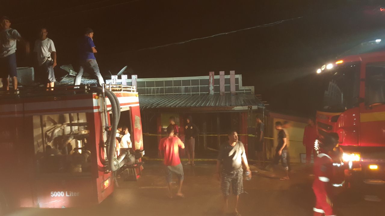Rumah Toko terbakar habis, Satuan Reskrim selidiki motif kejadian