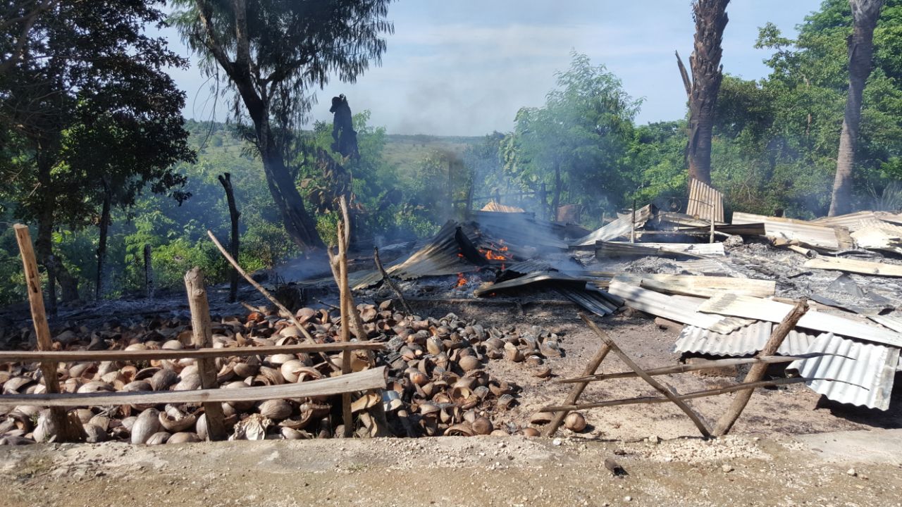 Kebakaran di Desa Oetutulu, satu rumah warga ludes dilalap “si jago merah”